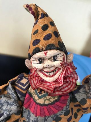 Schoenhut Humpty Dumpty 8 " Wooden Circus Clown