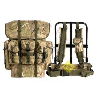 Military Alice Pack with Suspender Strap and Frame 1000D Nylon Mulitcam 2