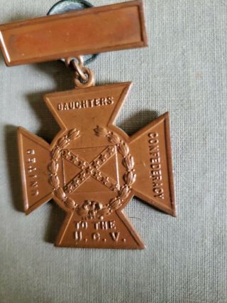 CIVIL WAR CONFEDERATE SOUTHERN CROSS OF HONOR UCV 5