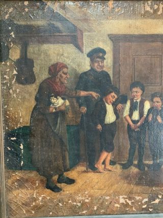 19th Century WILHELM SCHUTZE 1840 - 1898 Oil Painting 