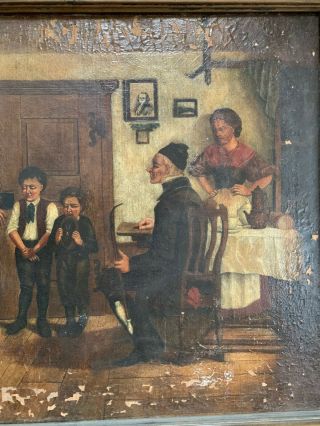19th Century WILHELM SCHUTZE 1840 - 1898 Oil Painting 