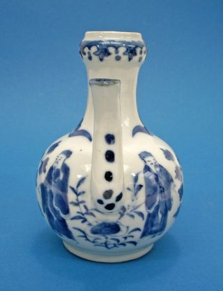 CHINESE BLUE & WHITE EXPORT PORCELAIN KENDI/ DRINKING EWER 18th / 19th century 10