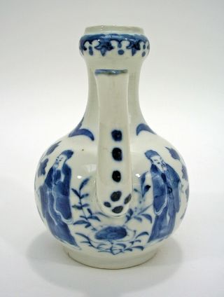 CHINESE BLUE & WHITE EXPORT PORCELAIN KENDI/ DRINKING EWER 18th / 19th century 3