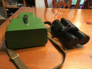 Bh453 Vintage Russian Night Vision Military Binoculars W/ Orig Case And Battery