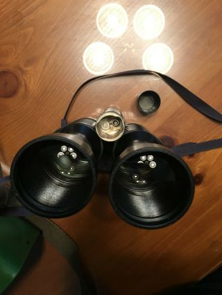 BH453 Vintage Russian Night vision military binoculars w/ orig case and battery 6