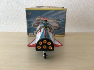 TIN TOY SPACE HELICOPTER XZ - 7 1960’s MADE IN JAPAN BY ATC WITH BOX 5