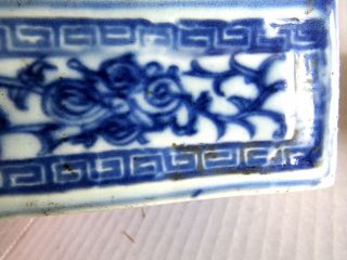 1910 ERA CHINESE TEA CADDIES LIGHT BLUE & DARK BLUE SAME DESIGN WOODEN TOPS RARE 8