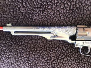 Vintage 1950’s Hubley Colt 45 Cap Gun With Bullets Old Toy.  45 Cowboy Western 11