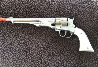 Vintage 1950’s Hubley Colt 45 Cap Gun With Bullets Old Toy.  45 Cowboy Western