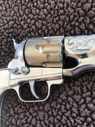 Vintage 1950’s Hubley Colt 45 Cap Gun With Bullets Old Toy.  45 Cowboy Western 9