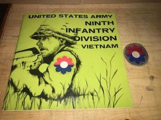 Combat Art Vietnam 1968 9th Infantry 1966 - 1967 Includes 9th Infantry Patch