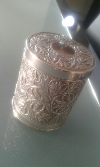 ANTIQUE Islamic Persian? ? SILVER pot and cover 96grams 10