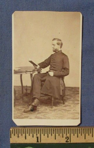 Rare Union Civil War Chaplain Cdv Photo A Fuller Killed At Fredericksburg 1862