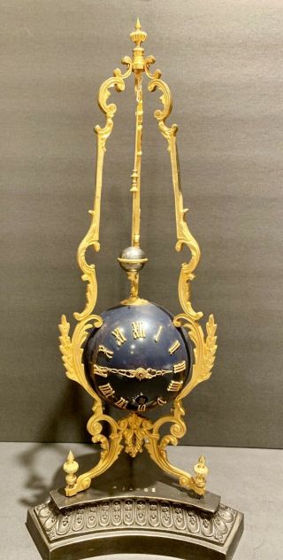 Gorgeous Antique French Orbital Clock