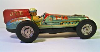 TIN FRICTION 1950 ' S OPEN WHEEL J.  T.  T.  - 14 RACER RACE CAR CUSTOMIZED NOMURA JAPAN 2