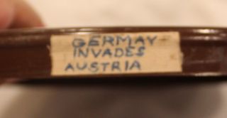 WWII Newsreel 16mm Germany Invades Austria 2