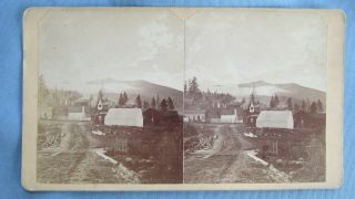Alma Colorado T.  C.  Miller Photographer Steroview - 1890 