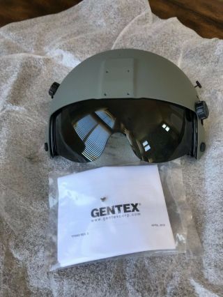 Hgu56 Gentex Flight Helmet Complete Visor Cover Mount & Visors Shield Hgu 56