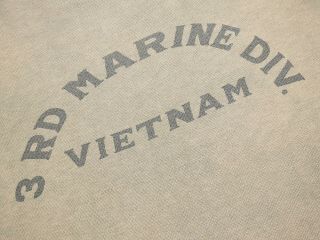 USMC Marine US Vietnam 3RD MARDIV PRINTED 