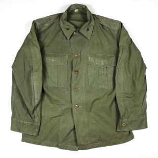 Army Us Marine Corps Usmc Field Jacket Od Cotton Theater Made Local 38r