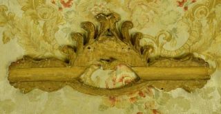 Sublime Antique French Carved Wood Gilded Mount / Pediment / Ciel De Lit,  19th C 9