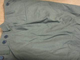 Rare Cotton Ww11 Od Field Pants 36x32 Dom 1944 Blue Jay Mfg.