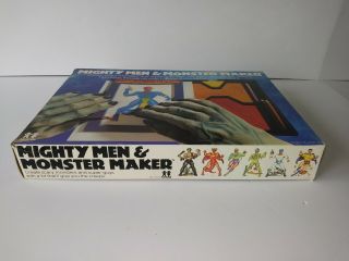 Vintage 1978 Tomy MIGHTY MEN & MONSTER MAKER Toy Stencil/Drawing Kit 10