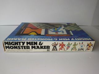 Vintage 1978 Tomy MIGHTY MEN & MONSTER MAKER Toy Stencil/Drawing Kit 9