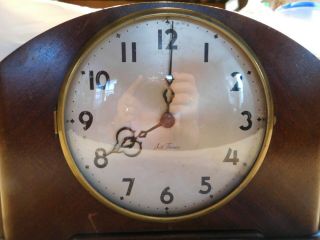 art deco Seth Thomas mantle clock antique 8 chime electric mantel old 2