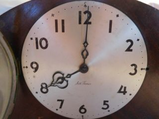 art deco Seth Thomas mantle clock antique 8 chime electric mantel old 4