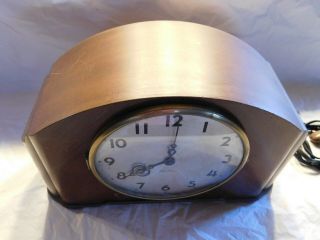art deco Seth Thomas mantle clock antique 8 chime electric mantel old 6