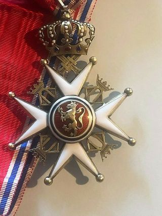 NORWAY,  KINGDOM.  A ROYAL ORDER OF SAINT OLAF,  GRAND CROSS,  BY J.  TOSTRUP,  C.  1940 2