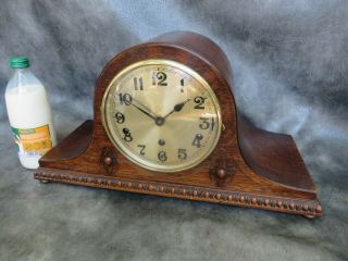 A Good Oak Cased Kienzle Westminster,  Whittington Chime Mantle Clock Serviced