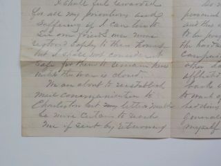 Civil War Confederate Letter 1863 Enemy Artillery Until Dark Sweetwater Tennesse 3