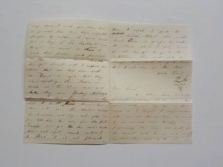 Civil War Letter 1864 Rebels Canada Vote Abraham Lincoln Austinburg Ohio Antique 2