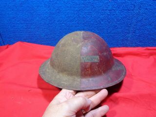 Ww1 Military Helmet Hardware Store Advertising Display Prop For Paint