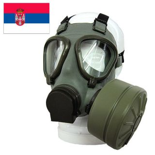 Serbian Yugoslavian Nbc Protective Gas Mask M2,  40mm Standard Filter,  Bag