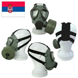 Serbian Yugoslavian NBC protective Gas Mask M2,  40mm standard Filter,  bag 2