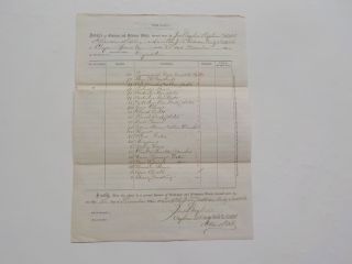 Civil War Document 1864 Chapins Farm Virginia 118th York Springfield Rifles
