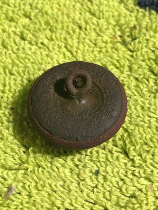 Dug Civil War Virginia State Seal Confederate Coat Button 4