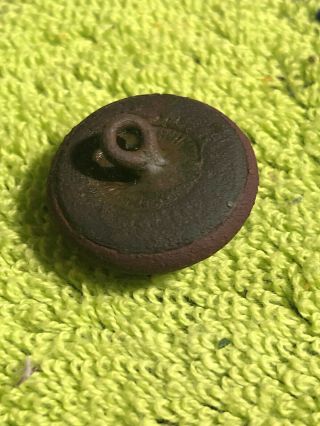 Dug Civil War Virginia State Seal Confederate Coat Button 6