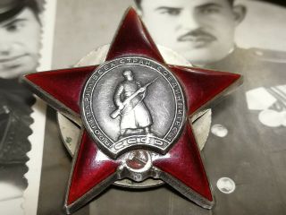 RUSSIAN USSR CCCP WW2 Order Of THE RED STAR GLORY MEDAL Numbered 2