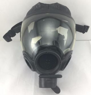 Msa Millennium 40mm Nato Cbrn / Riot Control Gas Mask Only Size Large 10051288