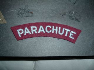 British Airborne Parachute Shoulder Title