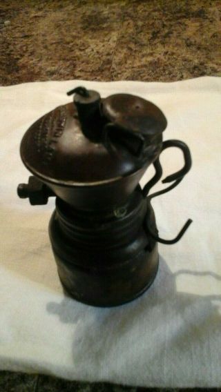 The Baldwin Lamp Antique Miners Helmet Lamp