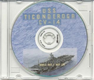 Uss Ticonderoga Cv 14 Cruise Book Wwii On Cd Rare Usn