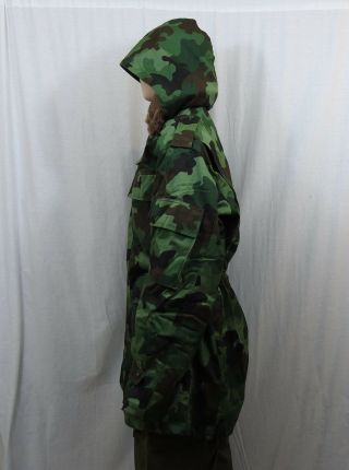 Serbian Woodland Camo Parka w Removable Insulated Liner & Collar Winter Jacket 8