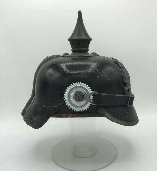 Ww1 Bavarian M1915 Pickelhaube Wwi Spike Helmet German Stahlhelm 6