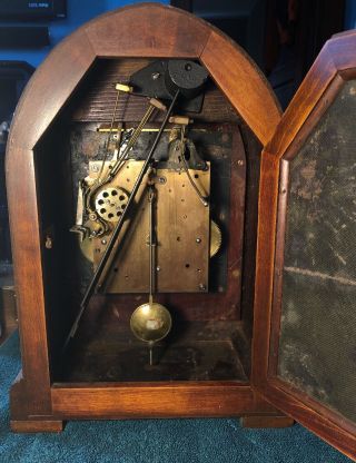 Gustav Becker Mantel Beehive Clock 1926 7