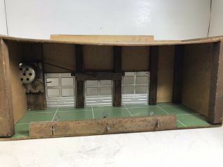 Keystone 1950 ' s Fire Station and Burning House vintage toys 3